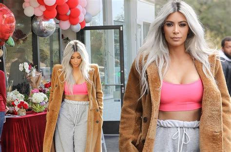 Kim Kardashian Rocks Racy Valentines Outfit Before Date With Kanye