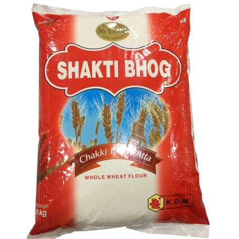 Shakti Bhog Flour Whole Wheat 10kg Pack Amazon In Grocery