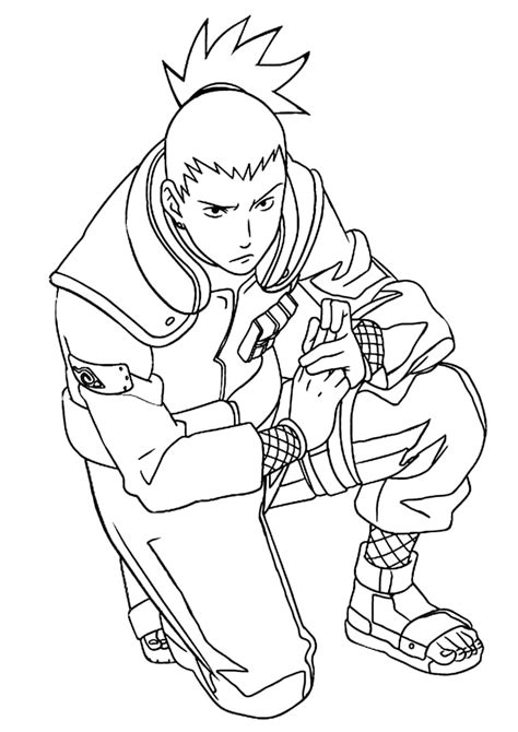 Shikamaru Divertido Para Colorir Imprimir E Desenhar Colorirme Porn