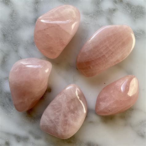 Rose Quartz Tumbled Pocket Stone Minera Emporium Crystal And Mineral Shop