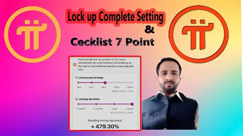 Pi Network Lockup Complete Setting Kese Karen Checklist 7 Point YouTube