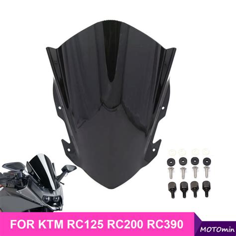 Rc Motorcycle Windscreen Windshield Shield Screen For Ktm Rc