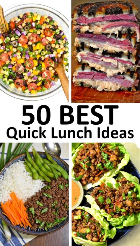 The 50 Best Quick And Easy Lunch Ideas Gypsyplate