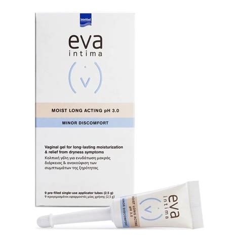 Intermed Eva Intima Moist Long Acting pH 3 0 Υγραντική Κολπική Γέλη για