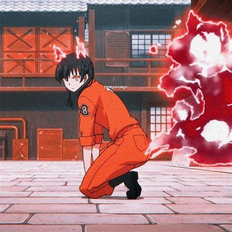 Character Tamaki Kotatsu Sauce Fire Force Anime Aesthetic Anime