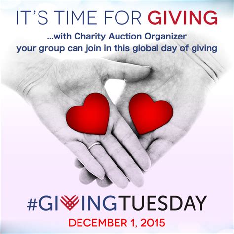 Givingtuesday Global Day Of Giving For Charity Giving Tuesday