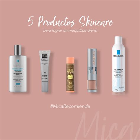 Productos De Skin Care Para Lograr Un Maquillaje Diario