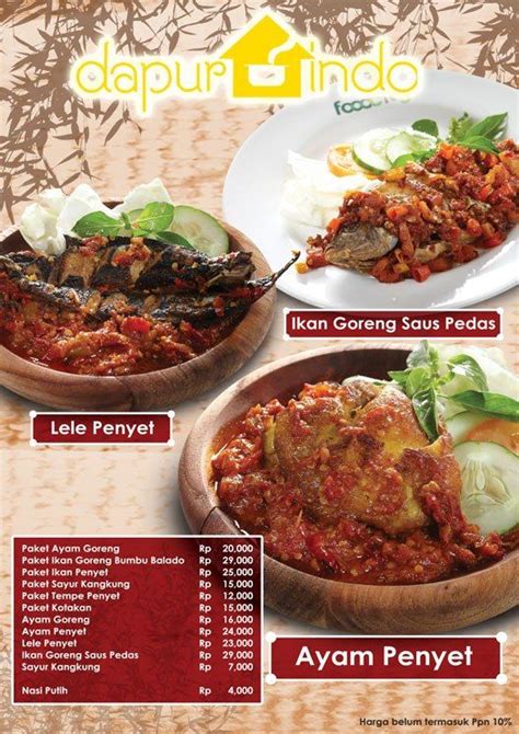 Desain Menu Makanan Simpel Di Photoshop Riset