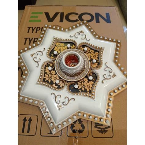 Jual Fitting Hias Plafon Terbaru Ukuran 30x30 Ornamen Plafon Pvc