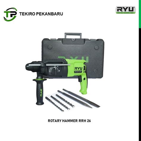 Jual RYU ROTARY HAMMER RRH 26 MESIN BOR BOBOK BETON 3 FUNGSI MESIN