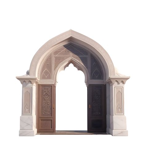 3d Illustration Gate Entrance Islamic Png Generative Ai 27433731 Png