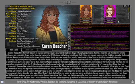 Oracle Files Karen Beecher 1 Earth 27 Wiki Fandom