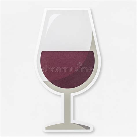 A Glass Of Red Wine Icon Isolated Stock Illustration Illustration Of Icon Celebration 128221987