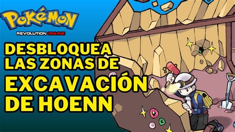 Como desbloquear las Zonas de excavación de Hoenn Pokémon Revolution