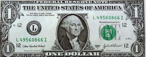 1 Dollar Bill Png