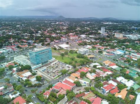 Central Road in Managua City Stock Image - Image of historic, america ...