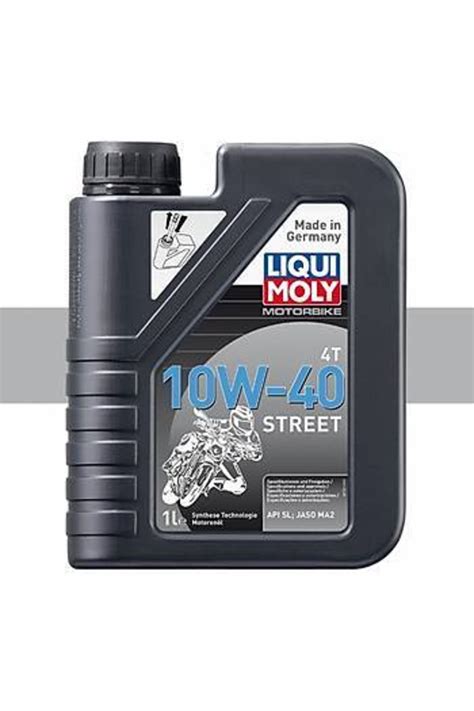 Liqui Moly 10w-40 Street 10w40 4t Sentetik Motor Yağı 1 Litre - Fiyatı ...