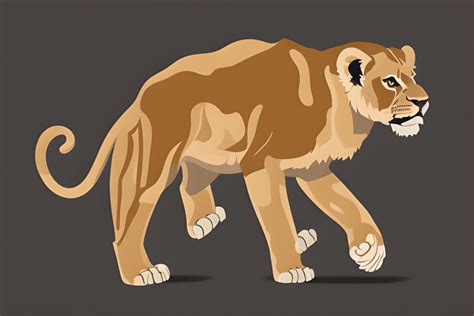 Baby Lion Logo Flat Illustrations · Creative Fabrica