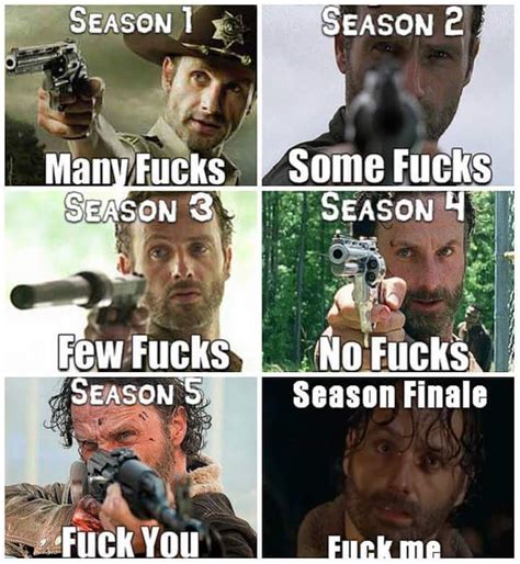 The Walking Dead Rick Grimes Funny Meme Walking Dead Funny Walking