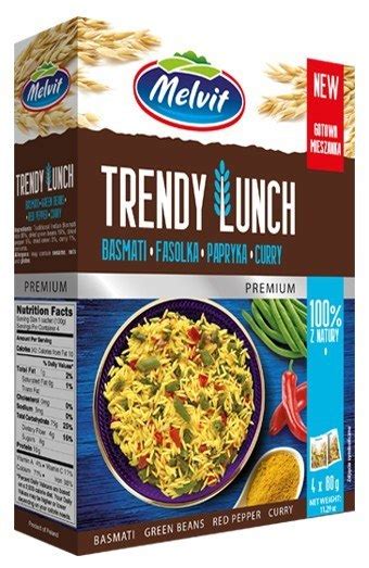 Trendy Lunch Ry Basmati Fasolka Papryka Curry Melvit X G