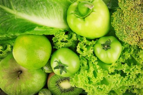 Premium Photo Fresh Green Food Background