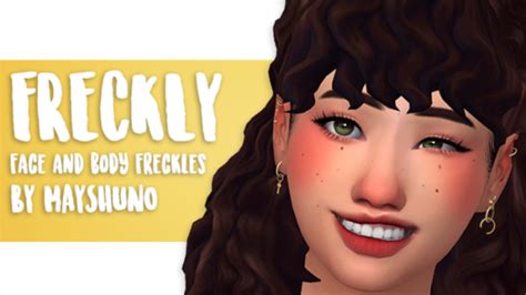 Sims 4 Maxis Match Freckles Yaloced