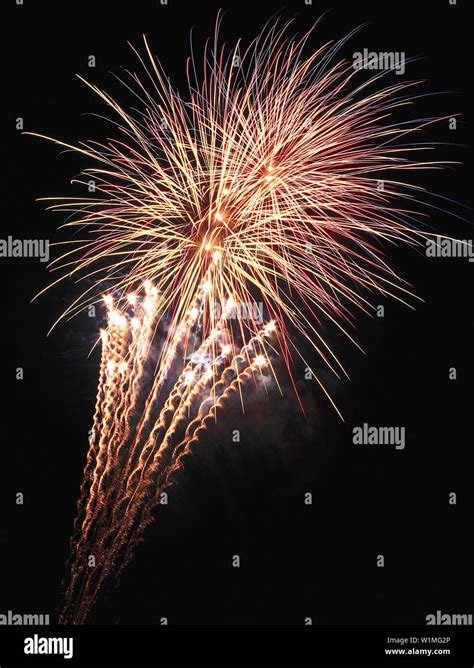 Fireworks New Year´s Eve Stock Photo Alamy