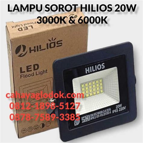 Jual Lampu Sorot Hilios W Ip Ac V Cahaya Glodok