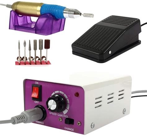 Electric Nail Drill Manicure And Pedicure Set With Foot Pedal Mm