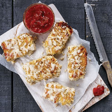 Cheesy Cauliflower Garlic Bread Easyfood