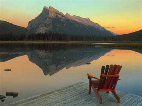 Vermillion Lake Banff National Park Canada Fantastic Viewpoint