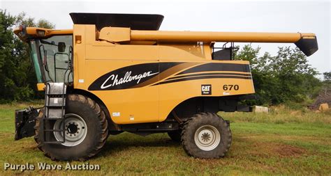 2004 Challenger 670 RWA Combine In Holton KS Item DH4482 Sold