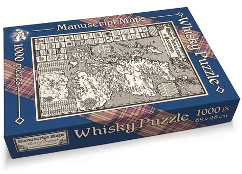 Scotland Whisky Map Jigsaw Puzzle 1000 Pieces Etsy