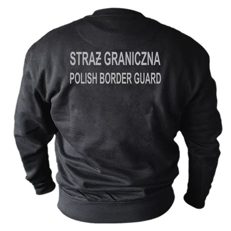 Bluza STRAŻ GRANICZNA POLISH BORDER GUARD Odblask Sakohaft