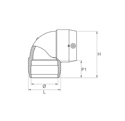 Tecnogas Curva Elettrosaldabile A