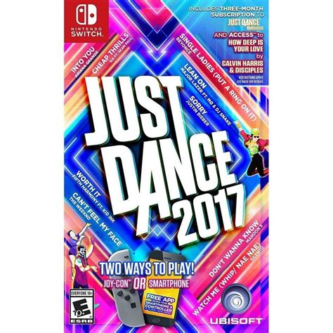 Just Dance 2017 Ubisoft Nintendo Switch 887256027896 Walmart