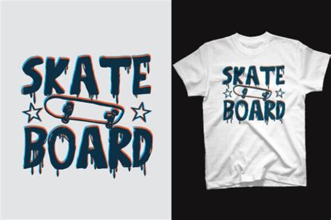 T Shirt Design Skateboard Graphic By Mattaridwan · Creative Fabrica