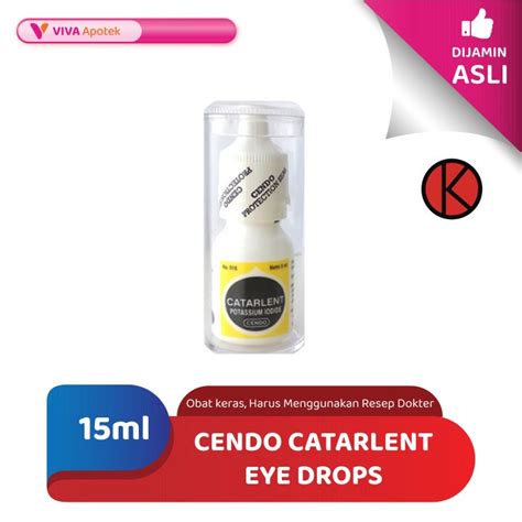 Jual Cendo Catarlent Eye Drops Kalium Iodide Katarak 15 Ml