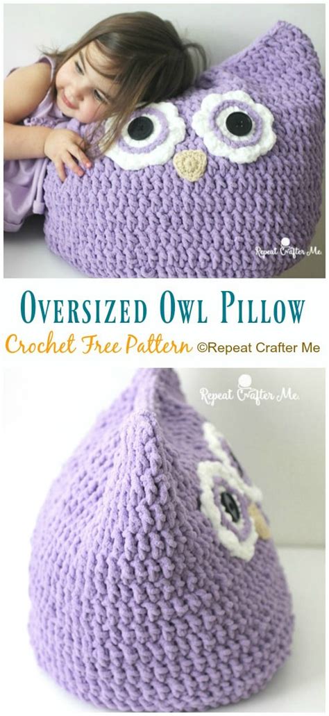 Crochet Owl Pillows Crochet Cushion Pattern Crochet Pillow Patterns