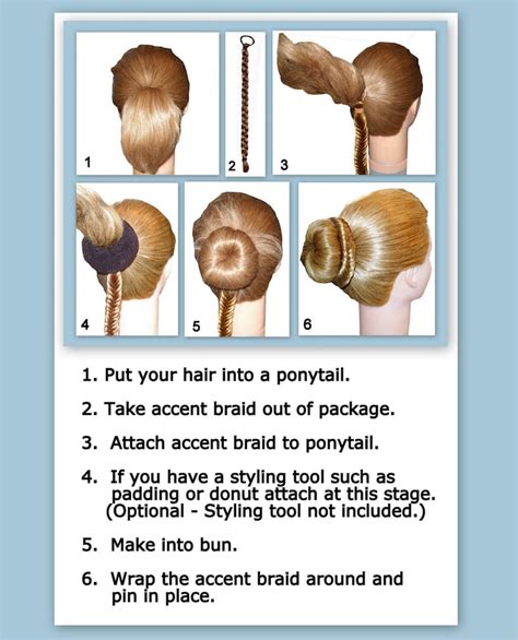 Dance Costume Twist Ballet Bun Hair Wrap Accent Braid Braided | Etsy