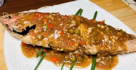 Pan Fried Red Snapper In Garlic Sauce Recipe Recipes Net