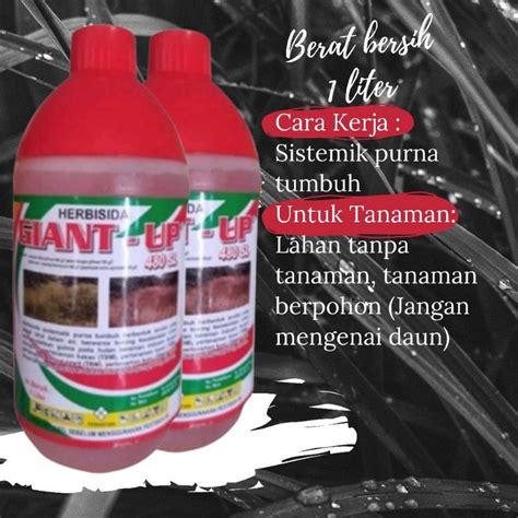 Jual Herbisida Giant Up Slkemasan Liter Shopee Indonesia