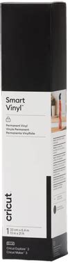 Cricut Smart Vinyl Permanent 33x640cm 1 Ark Svart Inet Se