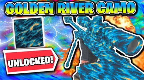 New Free Secret Camo Golden River Unlock Modern Warfare Animated