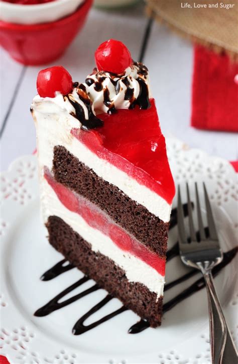 Black Forest Ice Cream Cake Layered Ice Cream Cake Recipe