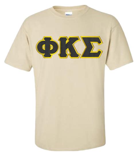 Discount Phi Kappa Sigma Lettered T Shirt Best Value Greek Gear