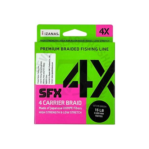 Sufix Sfx Carrier Braid Yds Lb Lo Vis Green Seas