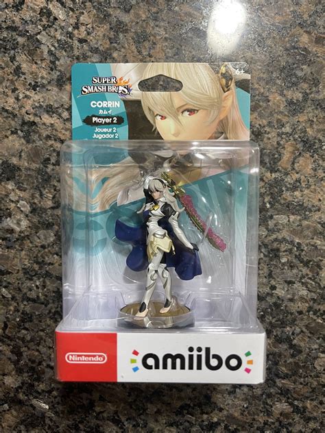 Corrin Player 2 Amiibo Nintendo Smash Bros Fire Emblem Figure USA For