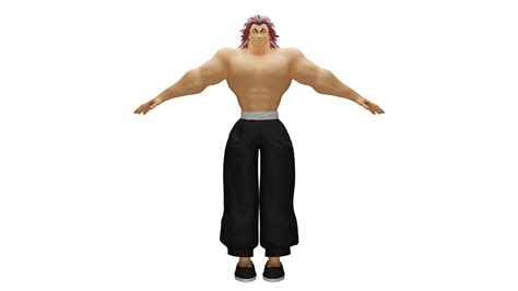 Yujiro Hanma Rigged Full Body Face 3d Model Turbosquid 2111632