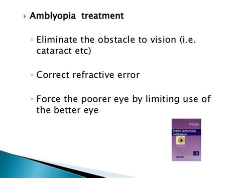 NAVP Treatment of Amblyopia